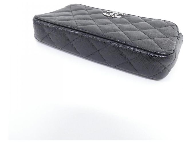 Cartera con cadena Chanel Caviar Negro - vista 3