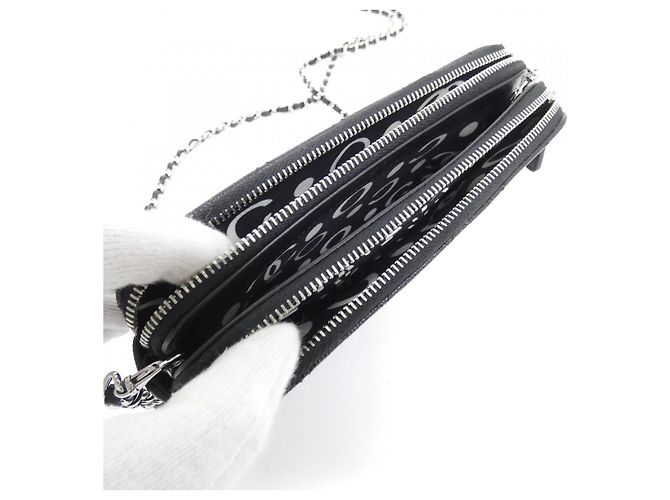 Cartera con cadena Chanel Caviar Negro - vista 9