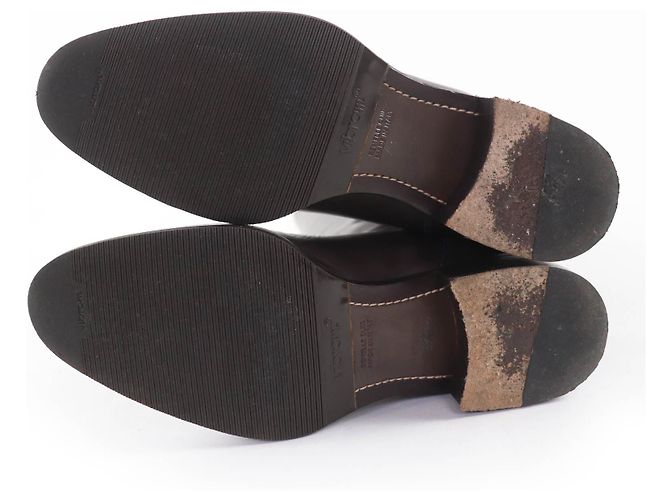 Autre Marque Stivali in pelle Sartore Bronzo Marrone scuro - vista 7