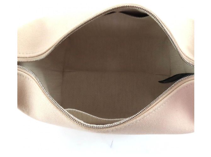 Pochette Bride a PM de algodón Hermès Beige - vista 10