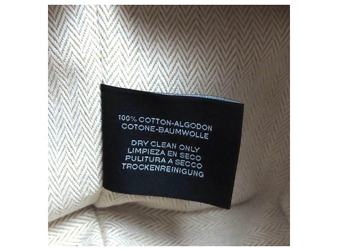 Pochette Bride a PM de algodón Hermès Beige - vista 12