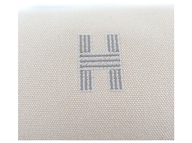 Pochette Bride a PM de algodón Hermès Beige - vista 9