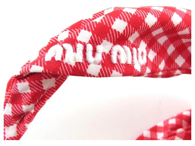 Miu Miu Accessorio per capelli MIUMIU Rosso - vista 6