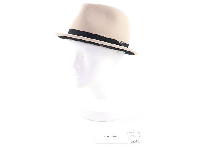 Sombrero Fedora CHANEL COCO Beige - vista 2