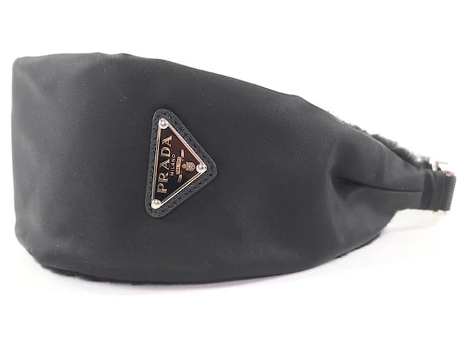 Prada 1IE020 Accesorio para el pelo de nailon Negro - vista 4