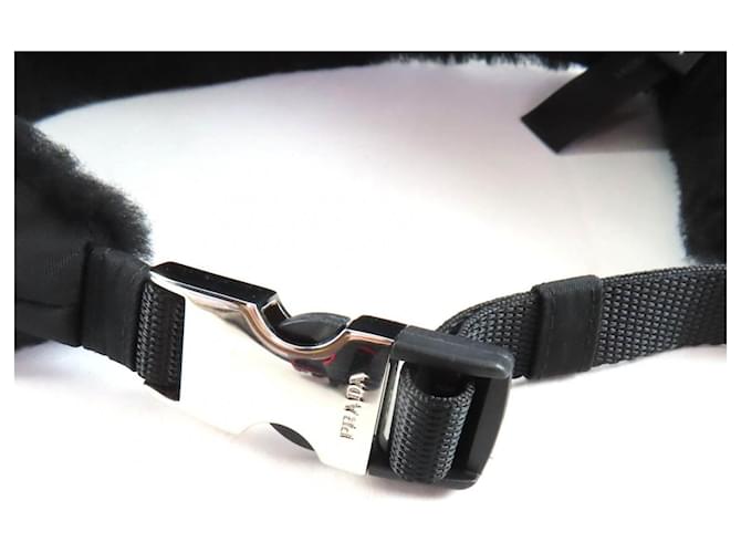 Prada 1IE020 Accesorio para el pelo de nailon Negro - vista 7