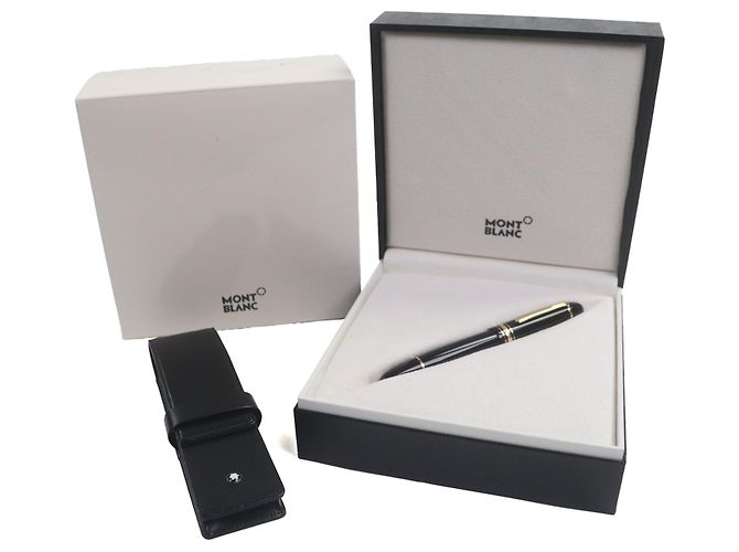 Montblanc Meisterstück Au750 Füllfederhalter Schwarz - Ansicht 2