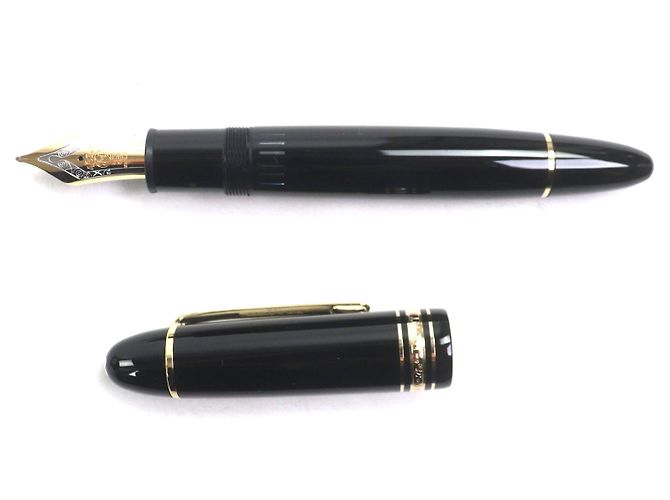 Montblanc Meisterstück Au750 Füllfederhalter Schwarz - Ansicht 4