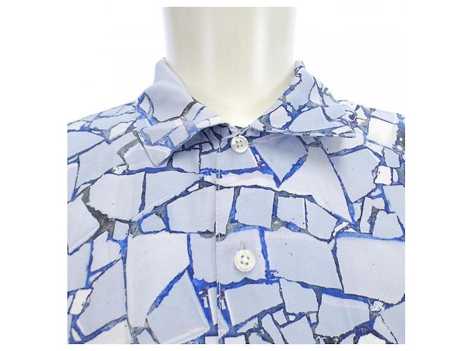 Camicia Supreme MOSAIC S S SHIRT Blu - vista 5