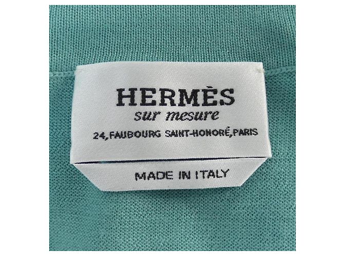 Cárdigan de cachemira Hermès H556623H Verde - vista 4