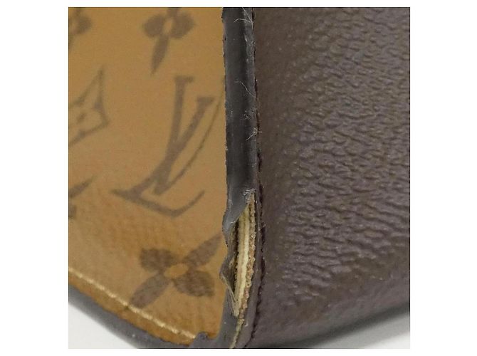 Borsa Tote Louis Vuitton OnTheGo Monogram Giant Marrone - vista 5