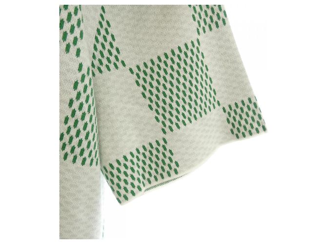 Top de algodão Louis Vuitton Marrom Branco Verde - vista 6