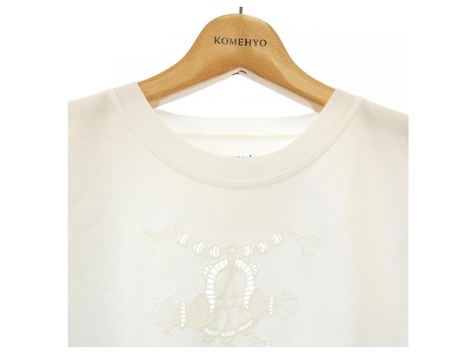 Hermès Camiseta de algodón Hermes 42 Blanco - vista 5