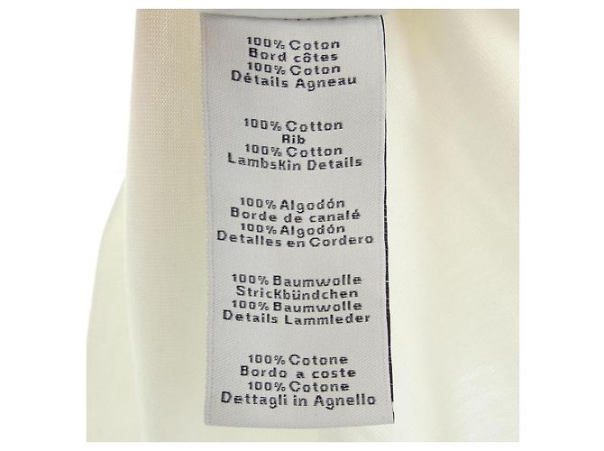 Hermès Camiseta de algodón Hermes XXL Blanco - vista 3