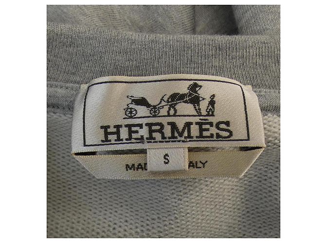 Hermès Sudadera de algodón Hermes Talla S Castaño - vista 4