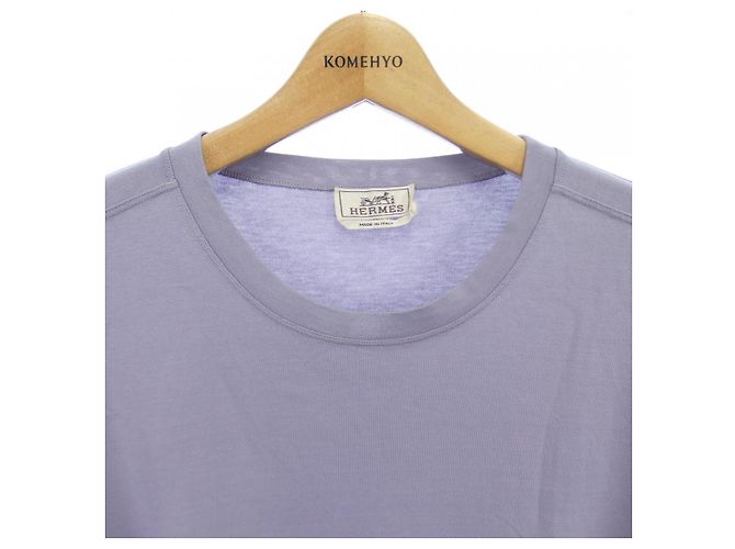 Hermès Camiseta de algodón Hermes XXL Púrpura - vista 5