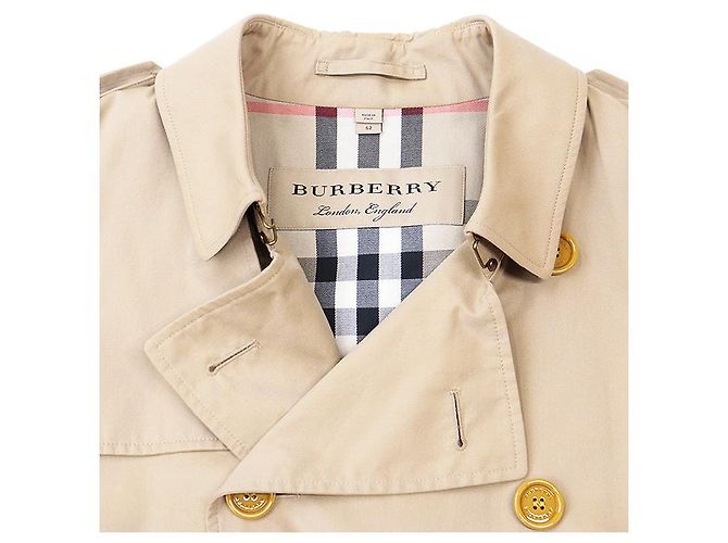 Gabardina de algodón Burberry London Beige - vista 12