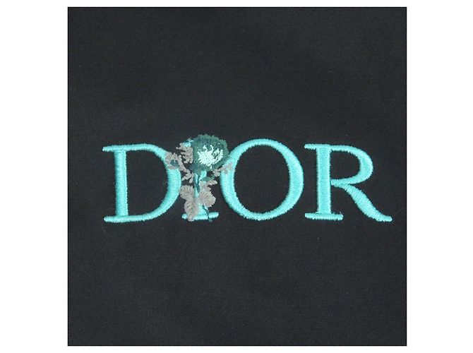 Giacca Dior Jardin Capsule Collection con Logo Ricamato Nero - vista 5