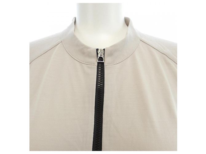 Hermès Camiseta de algodón Hermes Clic de Selle Sellier Beige - vista 5
