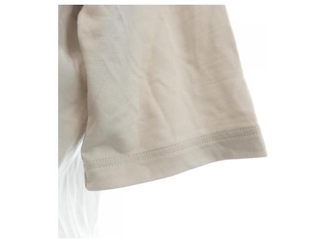 Hermès Camiseta de algodón Hermes Clic de Selle Sellier Beige - vista 6