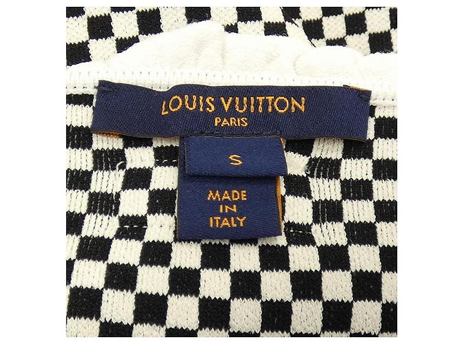 Microcheck Kleid Louis Vuitton Schwarz Weiß - Ansicht 4