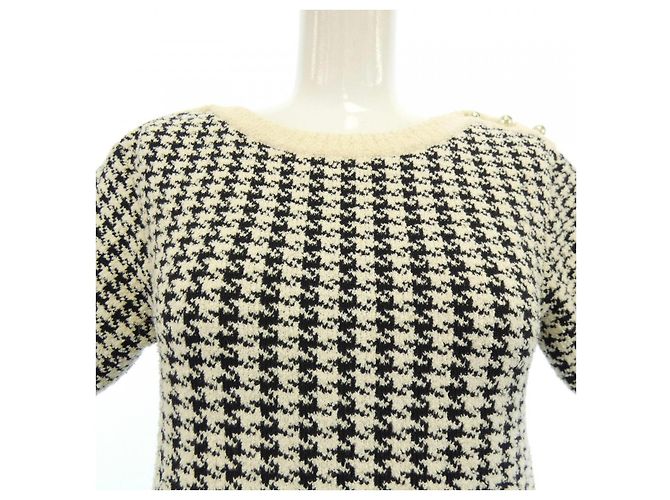 Christian Dior Kleid Schwarz Beige - Ansicht 5
