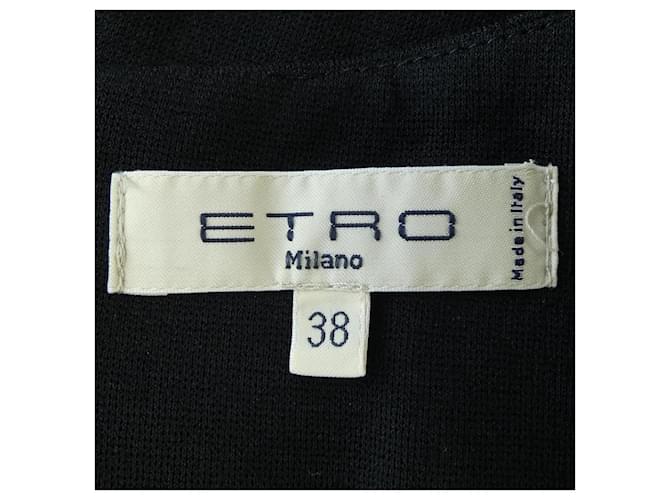Top Etro Negro Blanco Púrpura - vista 4