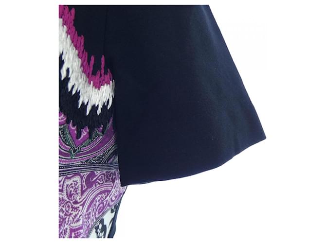 Top Etro Negro Blanco Púrpura - vista 6