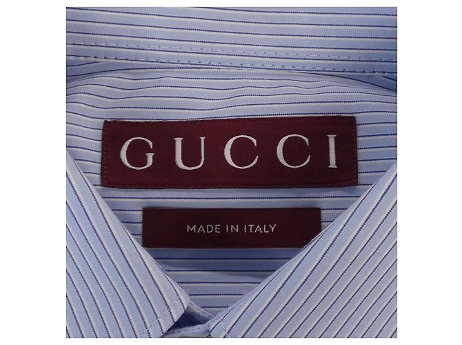 Camicia Gucci Blu - vista 4
