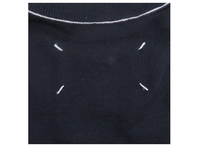Maison Martin Margiela Maison Margiela 14 Stitch Design Wollpullover Blau Marineblau - Ansicht 4