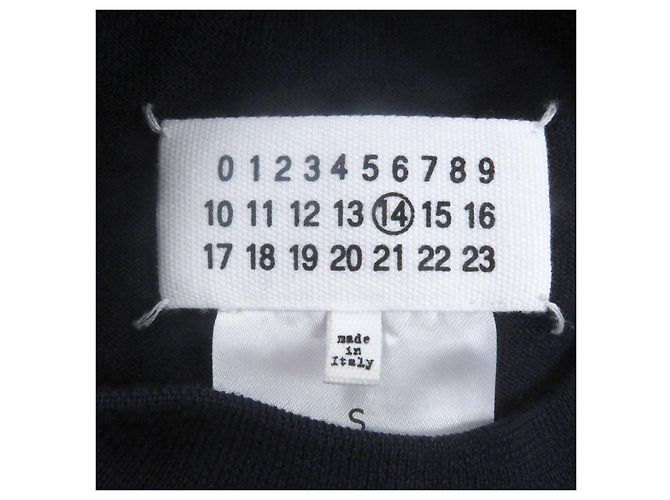 Maison Martin Margiela Maison Margiela 14 Stitch Design Wollpullover Blau Marineblau - Ansicht 5