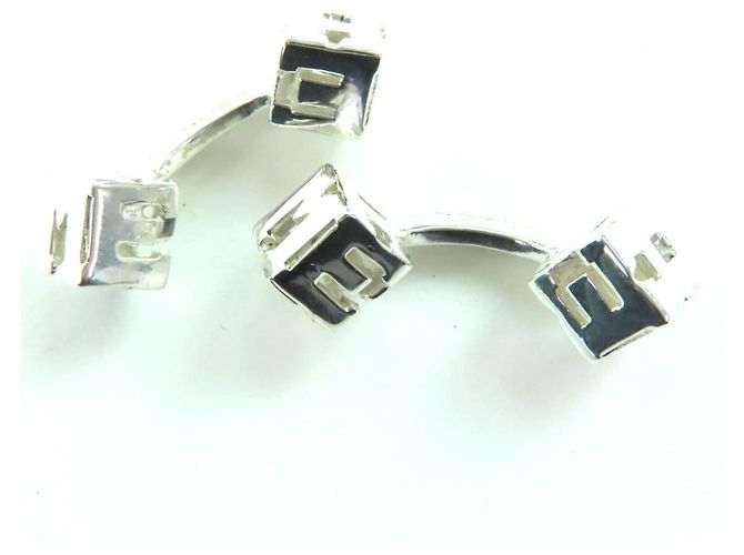 Gemelli Hermès in argento 925 - vista 3