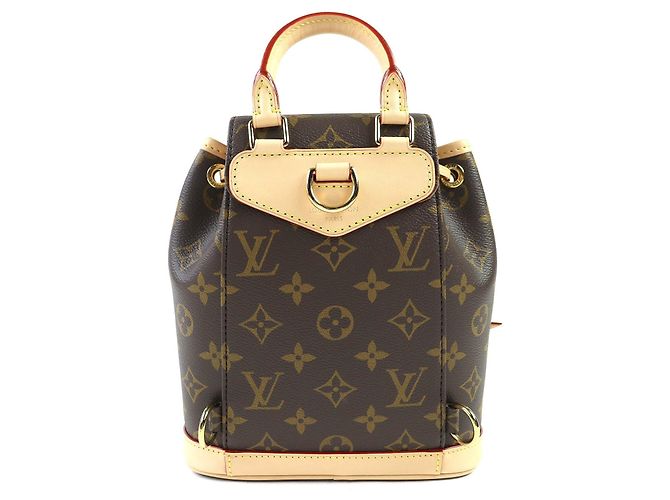 Zaino Louis Vuitton Montsouris MINI Monogram Marrone - vista 4