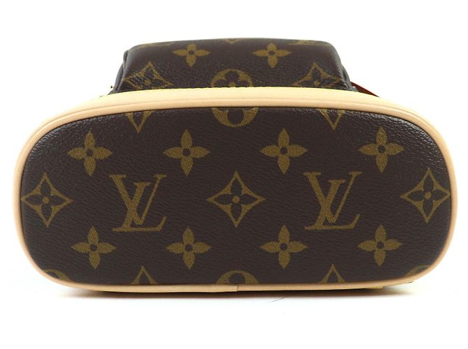 Zaino Louis Vuitton Montsouris MINI Monogram Marrone - vista 6