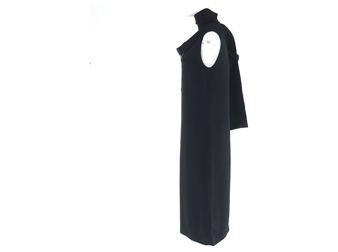 Burberry Viscose-Kleid Schwarz - Ansicht 2