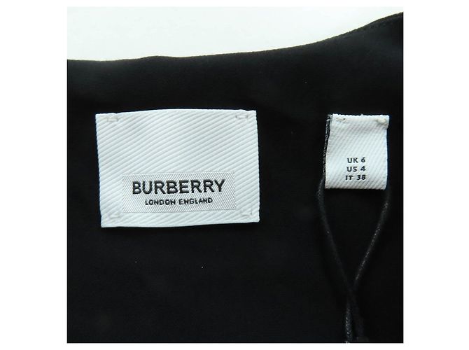 Burberry Viscose-Kleid Schwarz - Ansicht 6