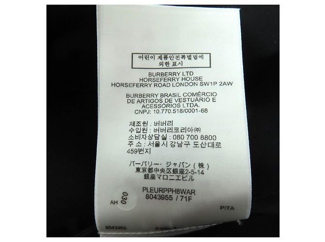 Burberry Viscose-Kleid Schwarz - Ansicht 9