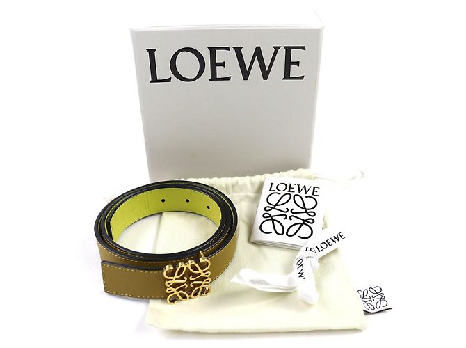 Loewe Anagram Gürtel Grün - Ansicht 2