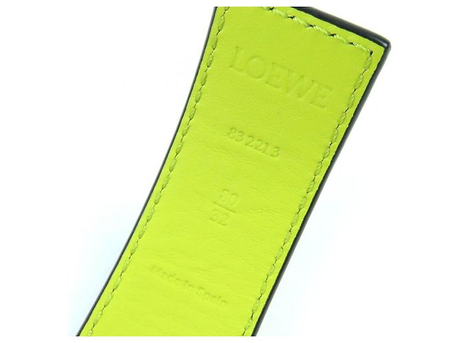 Loewe Anagram Gürtel Grün - Ansicht 7