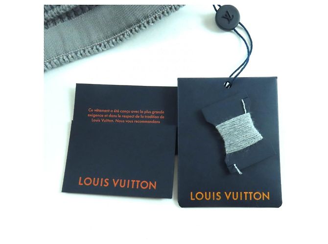 Falda de lana Louis Vuitton Castaño - vista 14