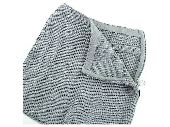 Falda de lana Louis Vuitton Castaño - vista 5
