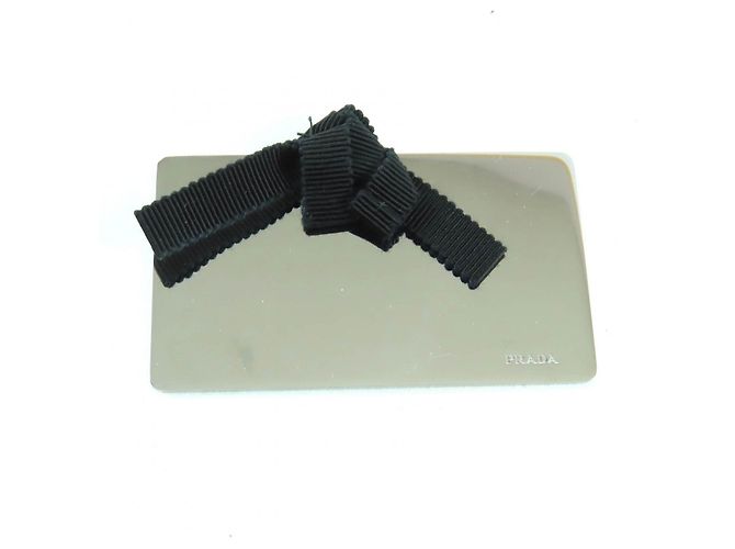 Borsa a tracolla in pelle Saffiano Prada 1BP053 Nero - vista 13