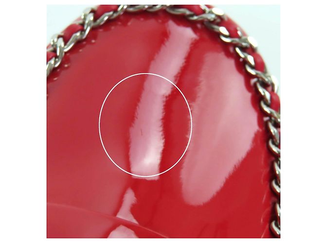 Mocassini Chanel G35631 in vernice Rosso - vista 14