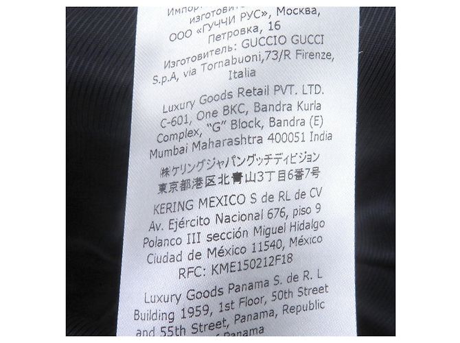Abrigo de lana Chester Gucci Azul Azul marino - vista 12
