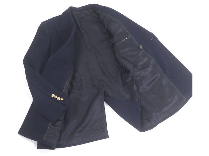 Abrigo de lana Chester Gucci Azul Azul marino - vista 3