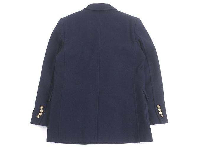 Abrigo de lana Chester Gucci Azul Azul marino - vista 4