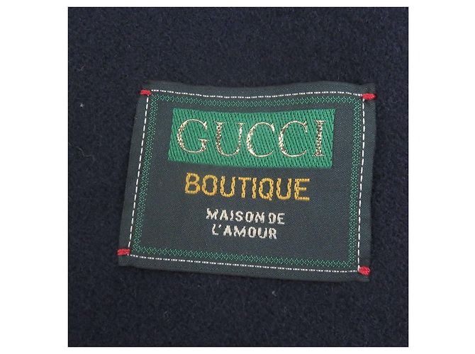 Abrigo de lana Chester Gucci Azul Azul marino - vista 6