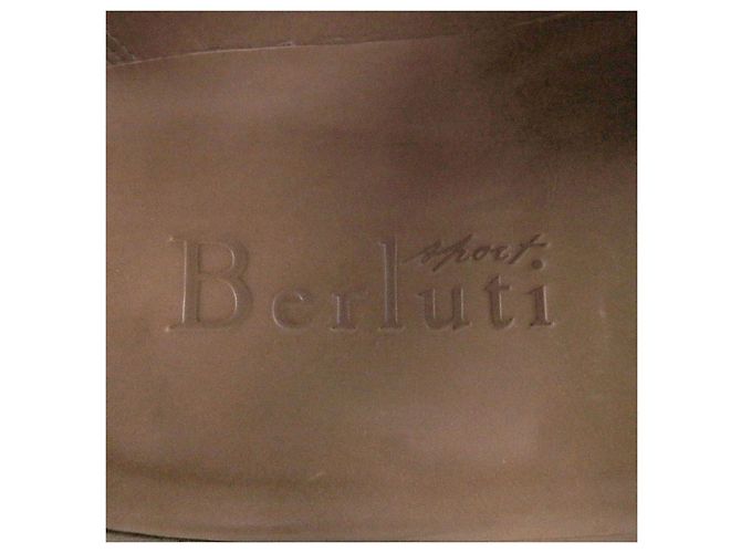 Autre Marque Scarpe stringate Olga Ultima in pelle Berluti Marrone Bordò - vista 7