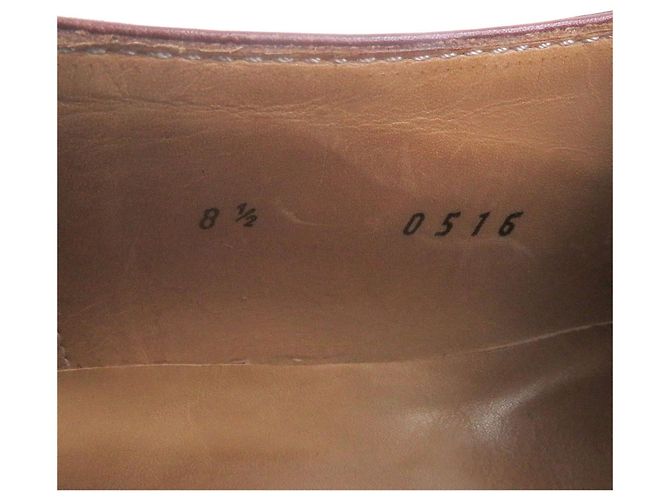Autre Marque Scarpe stringate Olga Ultima in pelle Berluti Marrone Bordò - vista 8