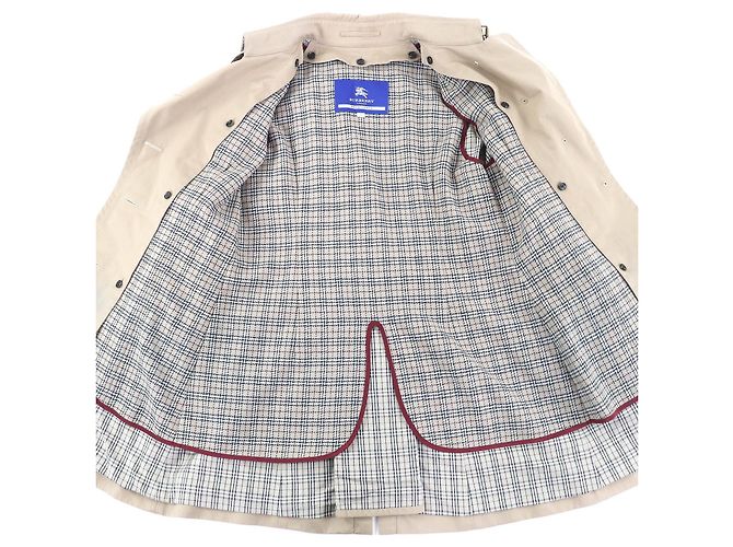 Gabardina Burberry Blue Label con forro de lana Beige - vista 5